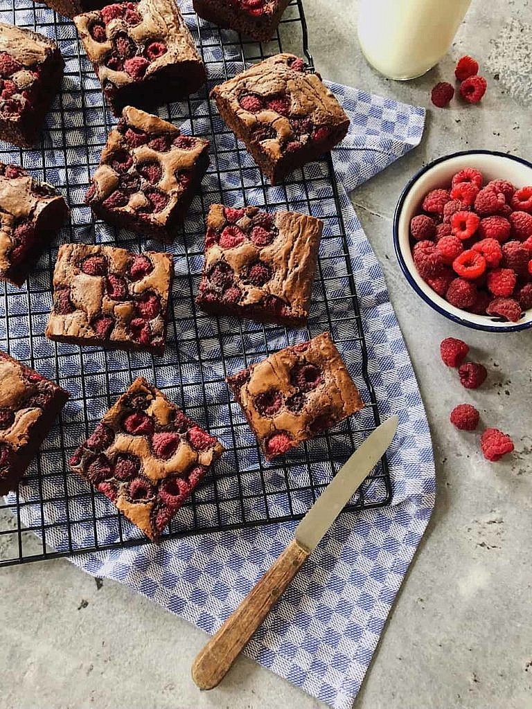 Himbeer Brownies - Fashion Kitchen